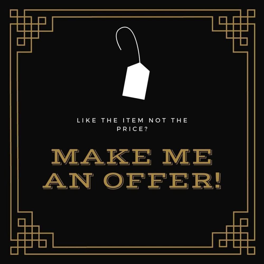 Offers welcome!